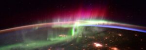 aurora by NASA ISS